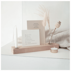 Hold it + reminisce + roze kaarsje dusky pink / Roosmarijn Knijnenburg